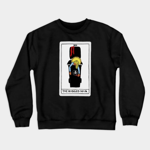 The Hanged Man Tarot Card Crewneck Sweatshirt by This Is Fun, Isn’t It.